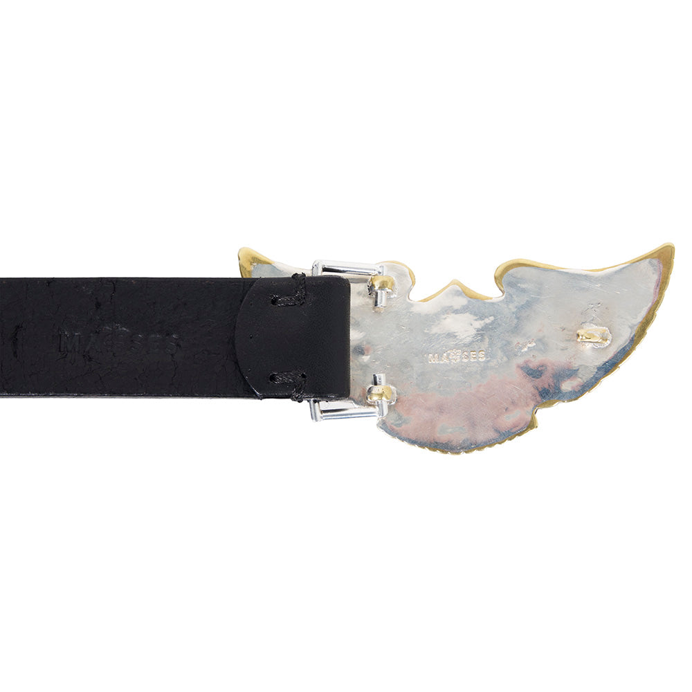 [MASSES]WING BUCKLE BELT/BLACK