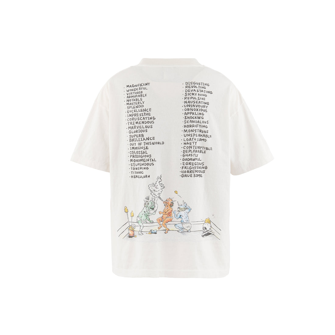 [SAINT Mxxxxxx]SS T-SHIRT/SAINT WET/WHITE(SM-MK8-0000-016)