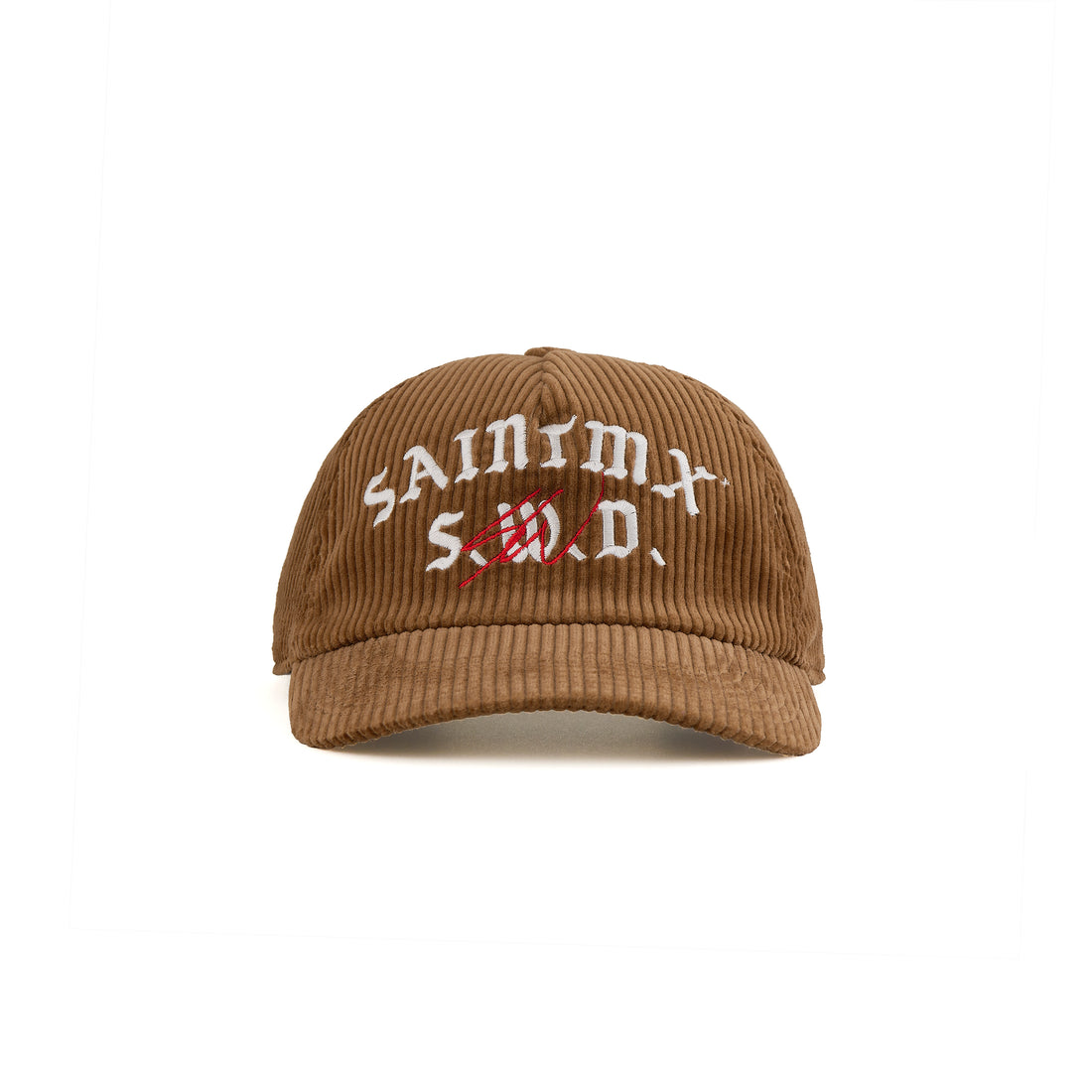 [SAINT Mxxxxxx]SW_CORDUROY CAP/SAINT SW/BROWN(SM-MK8-0000-C13)