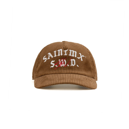 [SAINT Mxxxxxx]SW_CORDUROY CAP/SAINT SW/BROWN(SM-MK8-0000-C13)