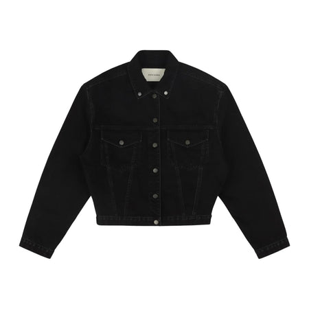 [ENTIRE STUDIOS]SHRUNKEN DENIM JACKET/MAGNETITE(ESU-S25-11002)