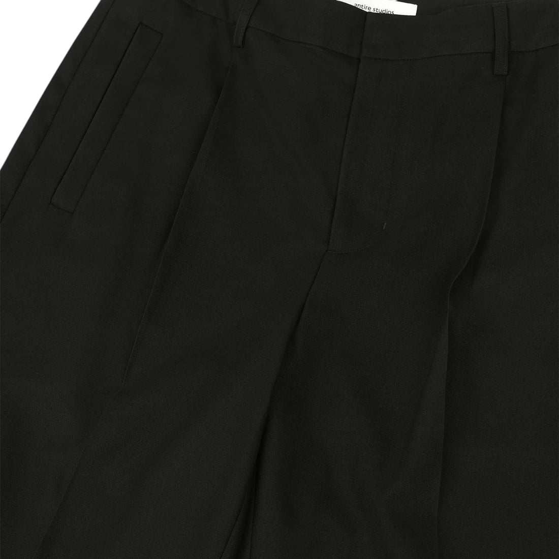 [ENTIRE STUDIOS]WIDE PLEATED TROUSER/BLACK(ESU-W25-3016)