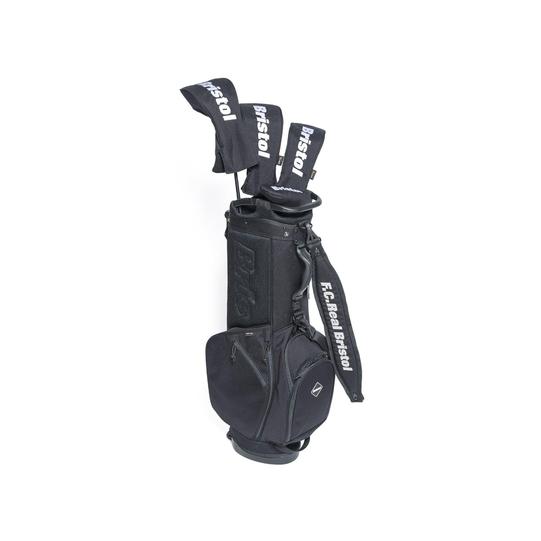 F.C.Real Bristol GOLF BAG BLACK キャディバッグ