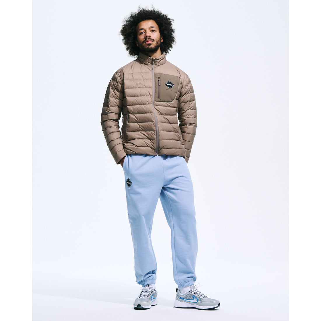 [F.C.Real Bristol]EXPEDITION DOWN JACKET/BEIGE(FCRB-252022)