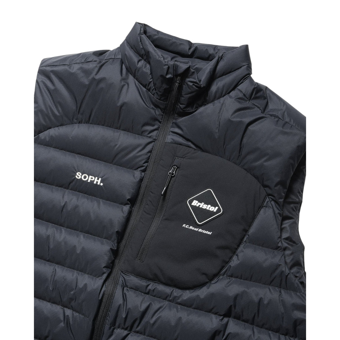 [F.C.Real Bristol]EXPEDITION DOWN VEST/BLACK(FCRB-252023)