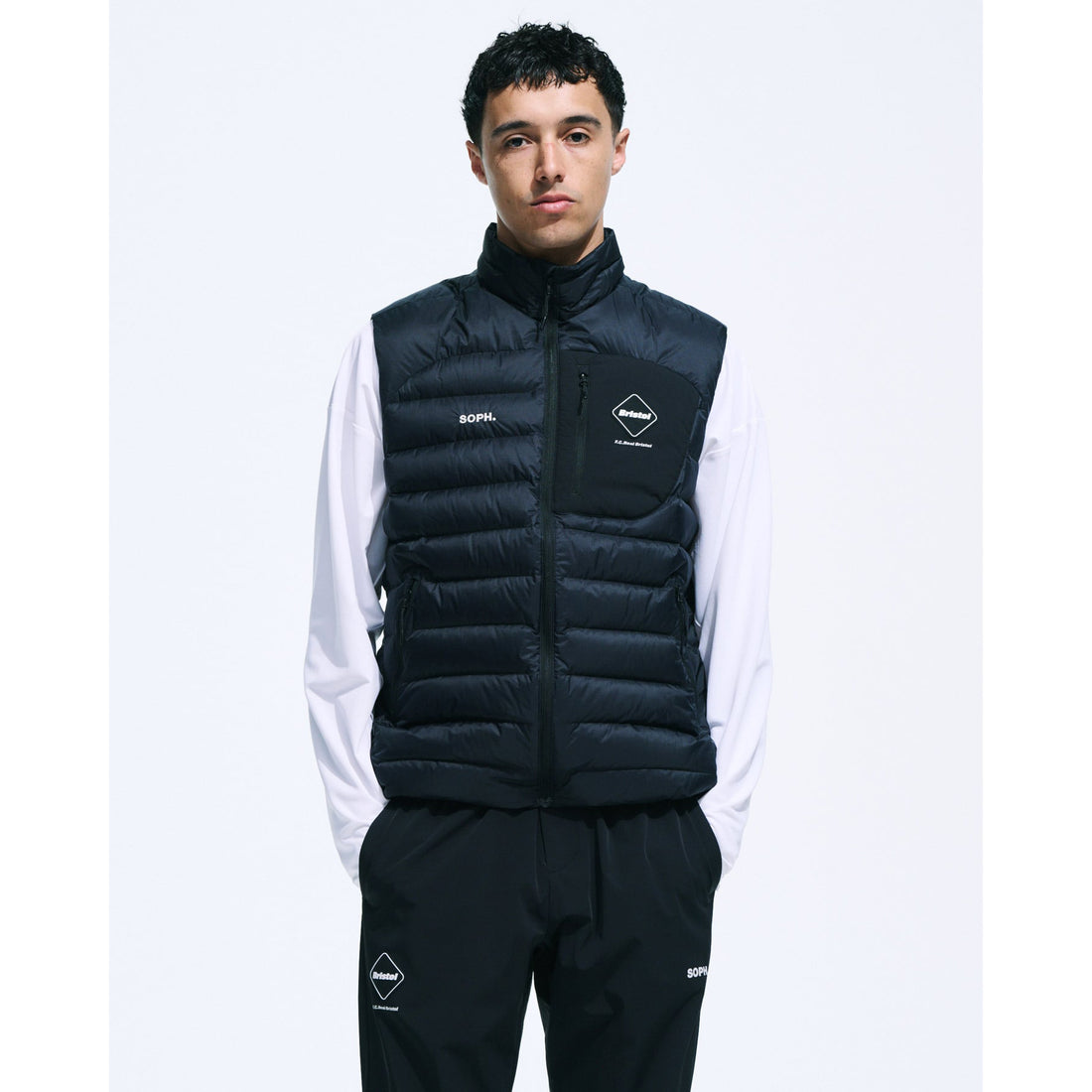 [F.C.Real Bristol]EXPEDITION DOWN VEST/BLACK(FCRB-252023)