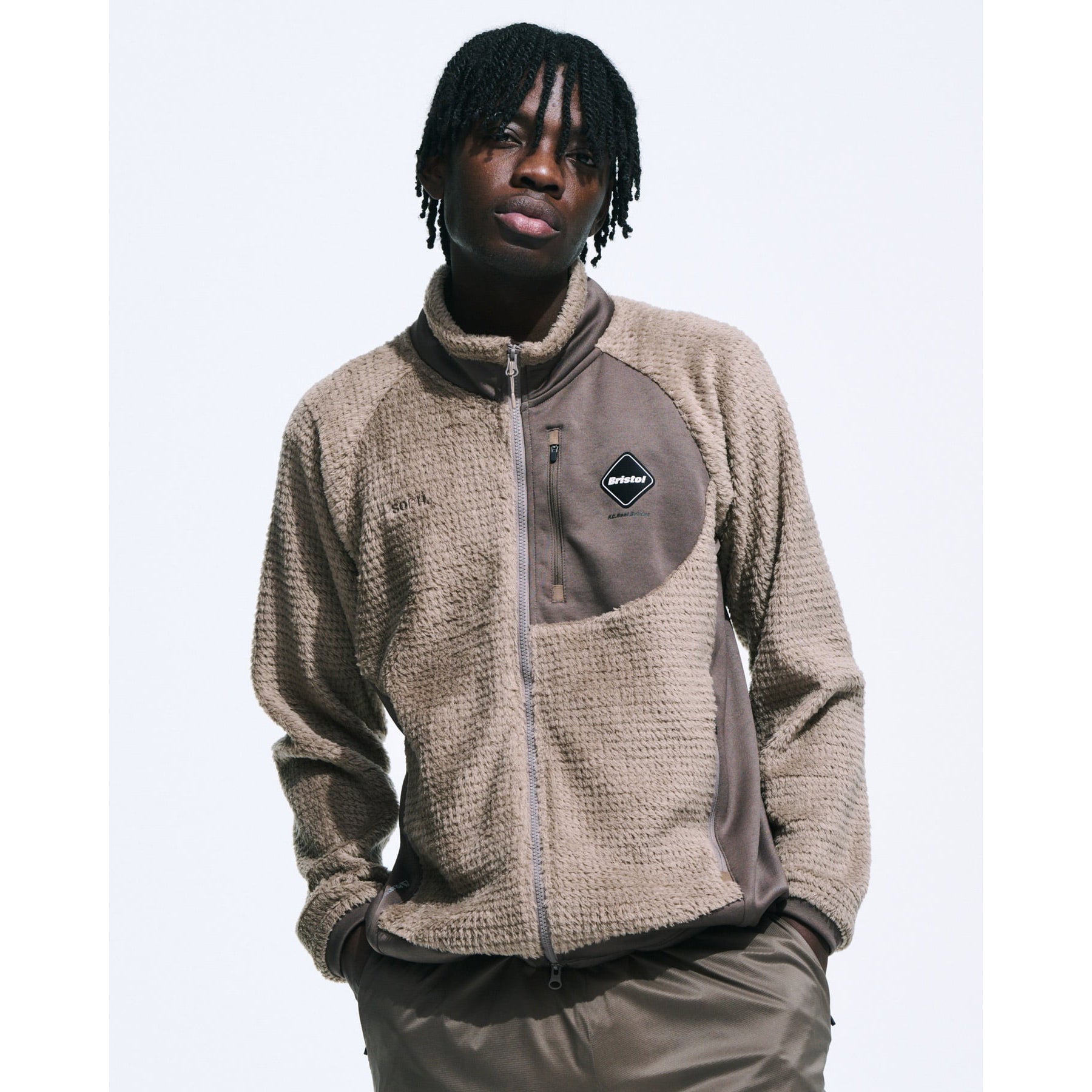 F.C.Real Bristol]HYBRID FLEECE BLOUSON/BEIGE(FCRB-252026) – R&Co.