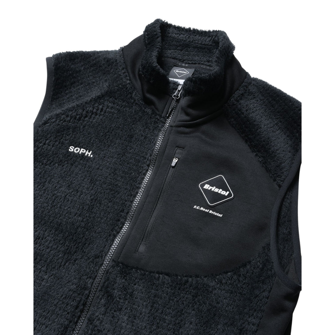 [F.C.Real Bristol]HYBRID FLEECE VEST/BLACK(FCRB-252027)