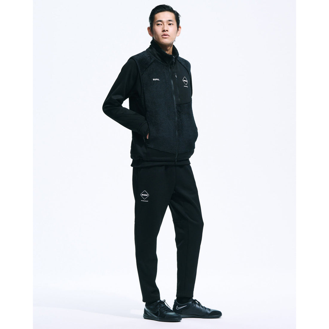 [F.C.Real Bristol]HYBRID FLEECE VEST/BLACK(FCRB-252027)