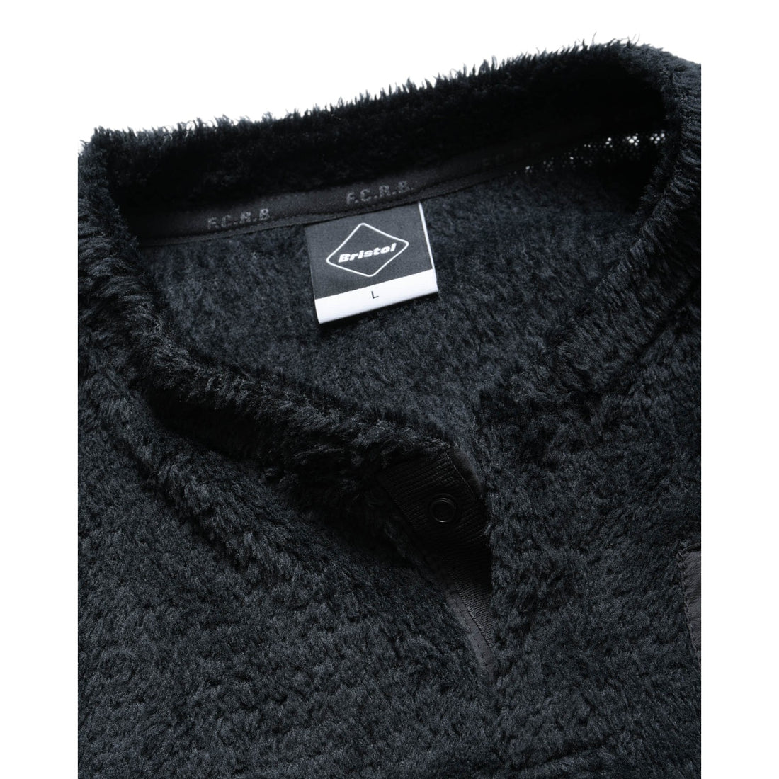 [F.C.Real Bristol]HIGH LOFT FLEECE TOP/BLACK(FCRB-252028)