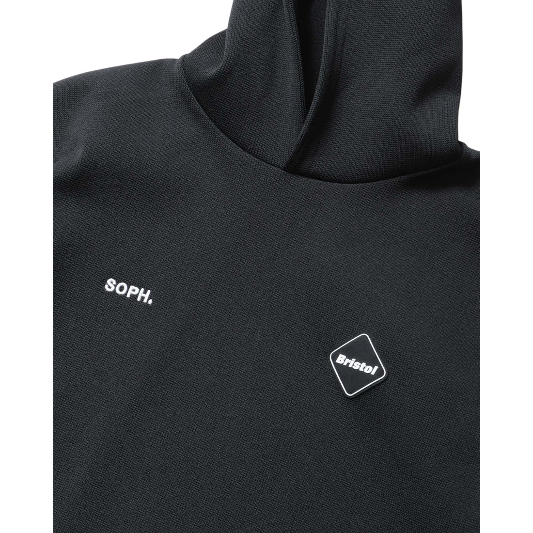 [F.C.Real Bristol]QUARTER KNIT HOODIE/BLACK(FCRB-252048)