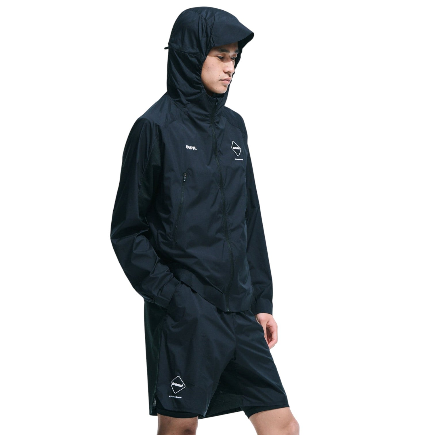 F.C.Real Bristol]LIGHT WEIGHT BREATHABLE JACKET/BLACK(FCRB-252058