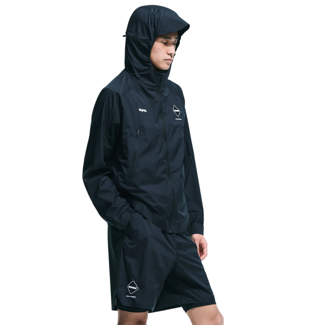 [F.C.Real Bristol]LIGHT WEIGHT BREATHABLE JACKET/BLACK(FCRB-252058)