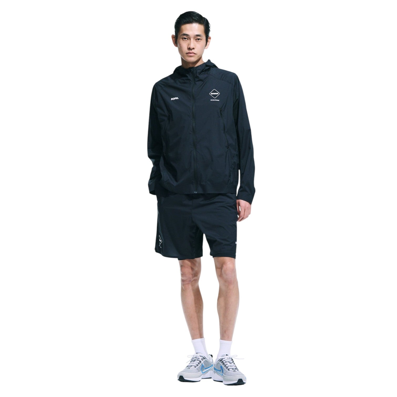F.C.Real Bristol]LIGHT WEIGHT BREATHABLE JACKET/BLACK(FCRB