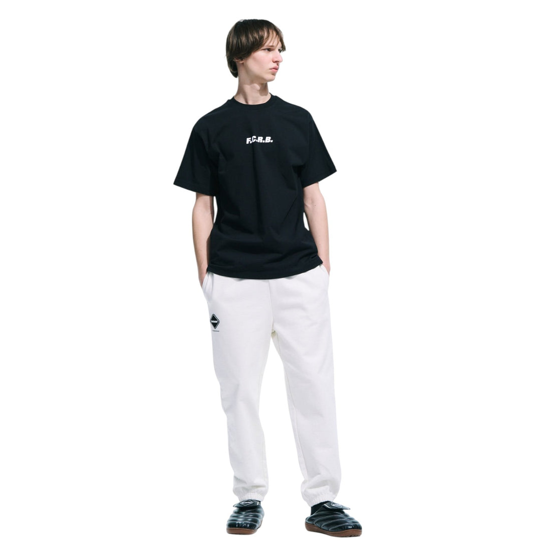 [F.C.Real Bristol]EMBLEM SWEAT PANTS/OFF WHITE(FCRB-252096)