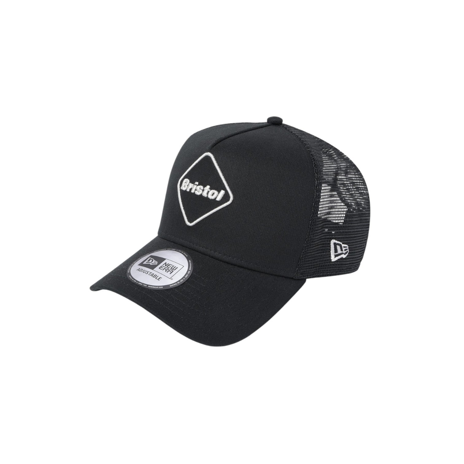Bristol ブリストル NEWERA キャップ ブラック 黒 9FORTY F.C.Real Bristol]NEW ERA 9FORTY A-FRAME MESH CAP/BLACK(FCRB