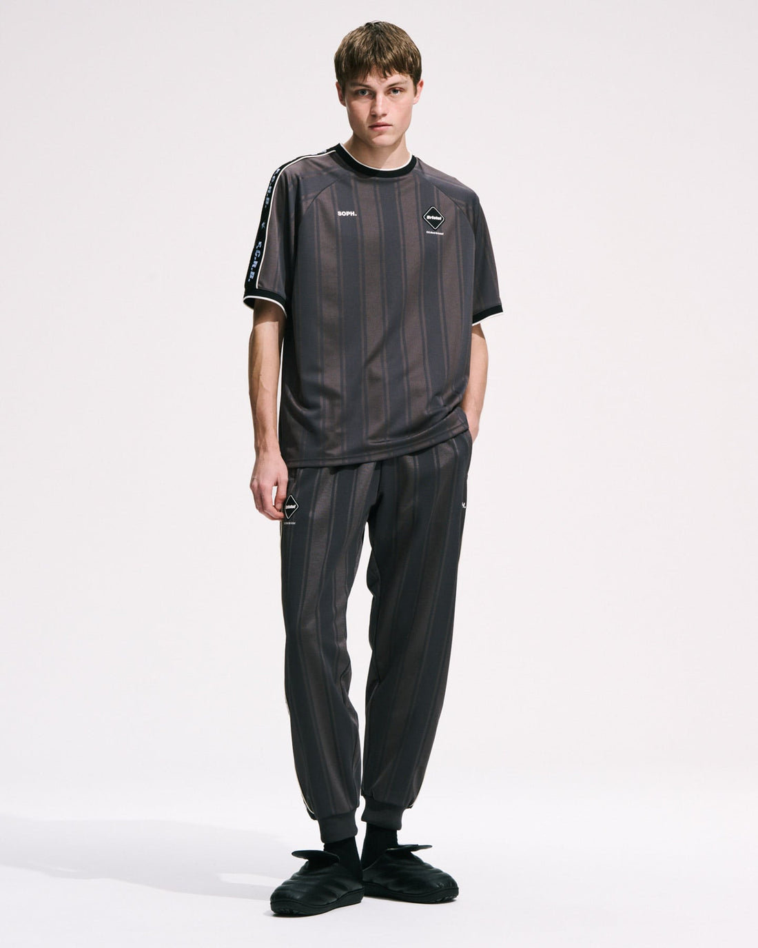 [F.C.Real Bristol]SHADOW WEAVE STRIPE PANTS(FCRB-262012)