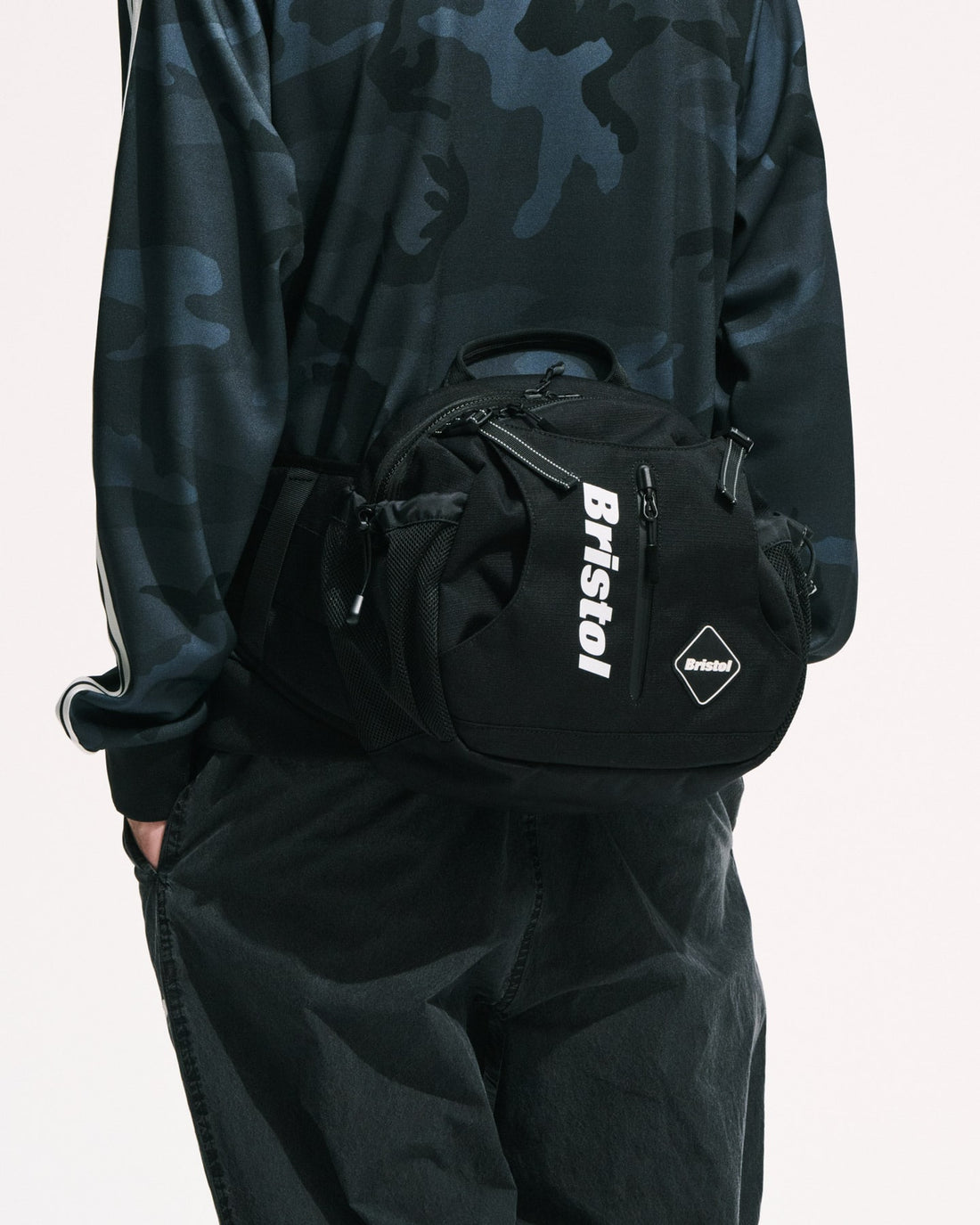 [F.C.Real Bristol]CORDURA RIPSTOP ADJUSTABLE CROSSBODY BAG(FCRB-262136)