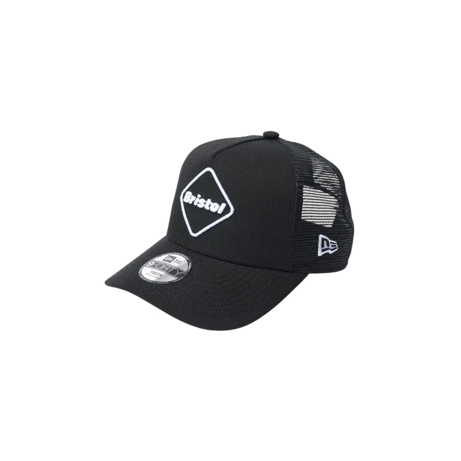 F.C.Real Bristol]NEW ERA EMBLEM 9FORTY A-FRAME MESH CAP/BLACK(FCRB
