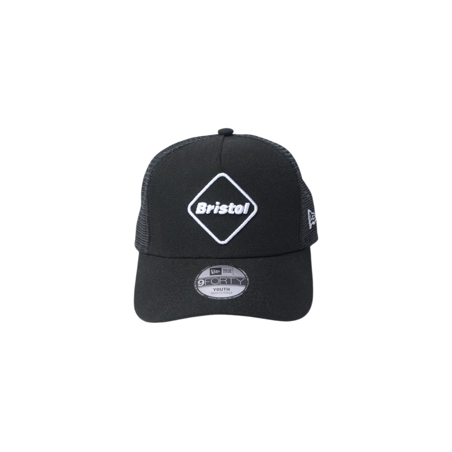 F.C.Real Bristol]NEW ERA EMBLEM 9FORTY A-FRAME MESH CAP/BLACK(FCRB