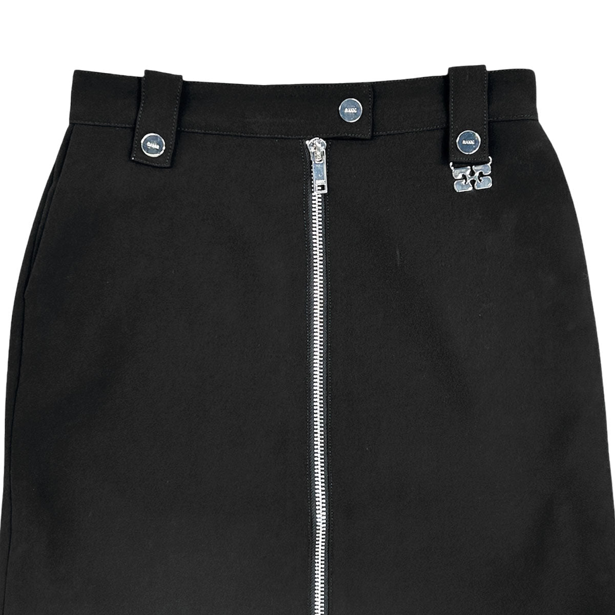 GANNI]Bonded Crepe Long Skirt/BLACK(W0240) – R&Co.