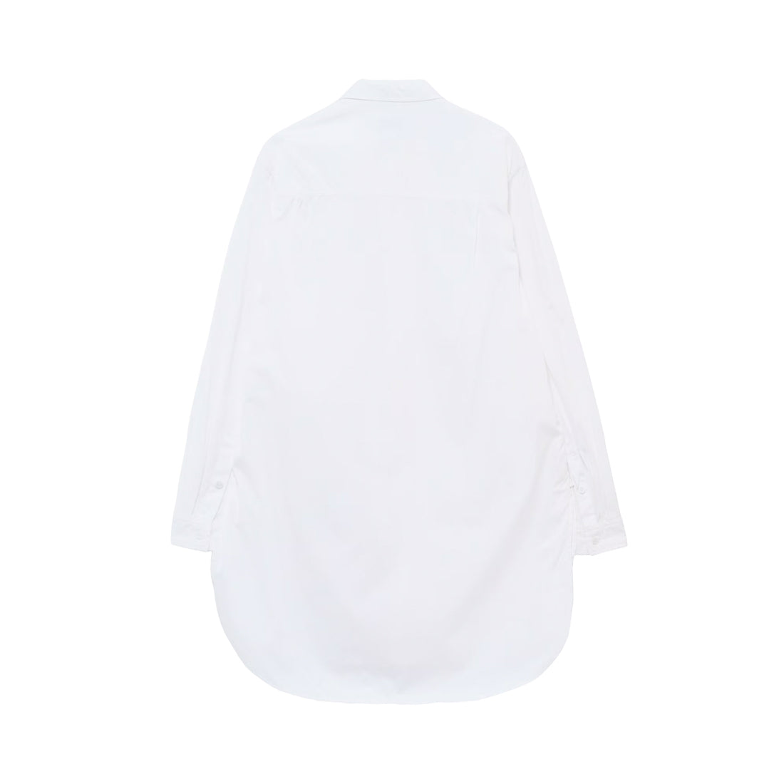 [yohji yamamoto]CHAIN STITCH BROAD ROUND HEM BLOUSE(HW-B04-001)