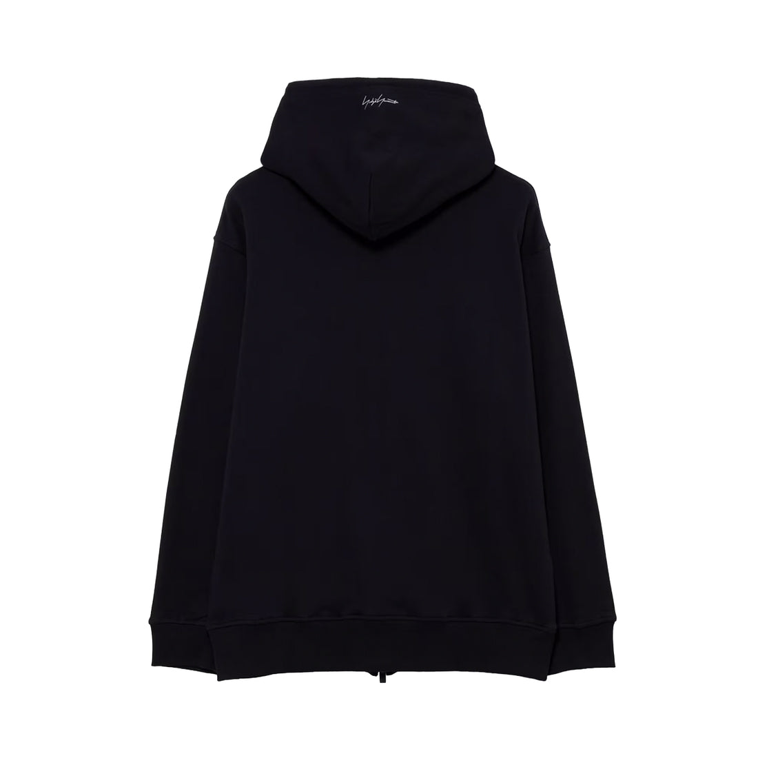 [yohji yamamoto]30/10 FRENCH TERRY EMBROIDERED ZIP HOODIE(HW-T11-081)