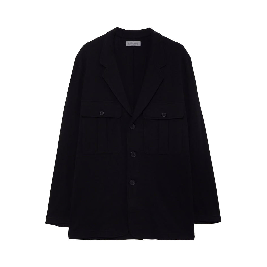 [yohji yamamoto]14.5 SINGLE JERSEY 3BUTTON JACKET(HW-T28-079)