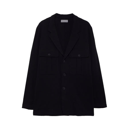 [yohji yamamoto]14.5 SINGLE JERSEY 3BUTTON JACKET(HW-T28-079)