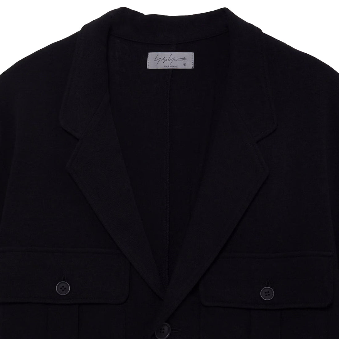[yohji yamamoto]14.5 SINGLE JERSEY 3BUTTON JACKET(HW-T28-079)