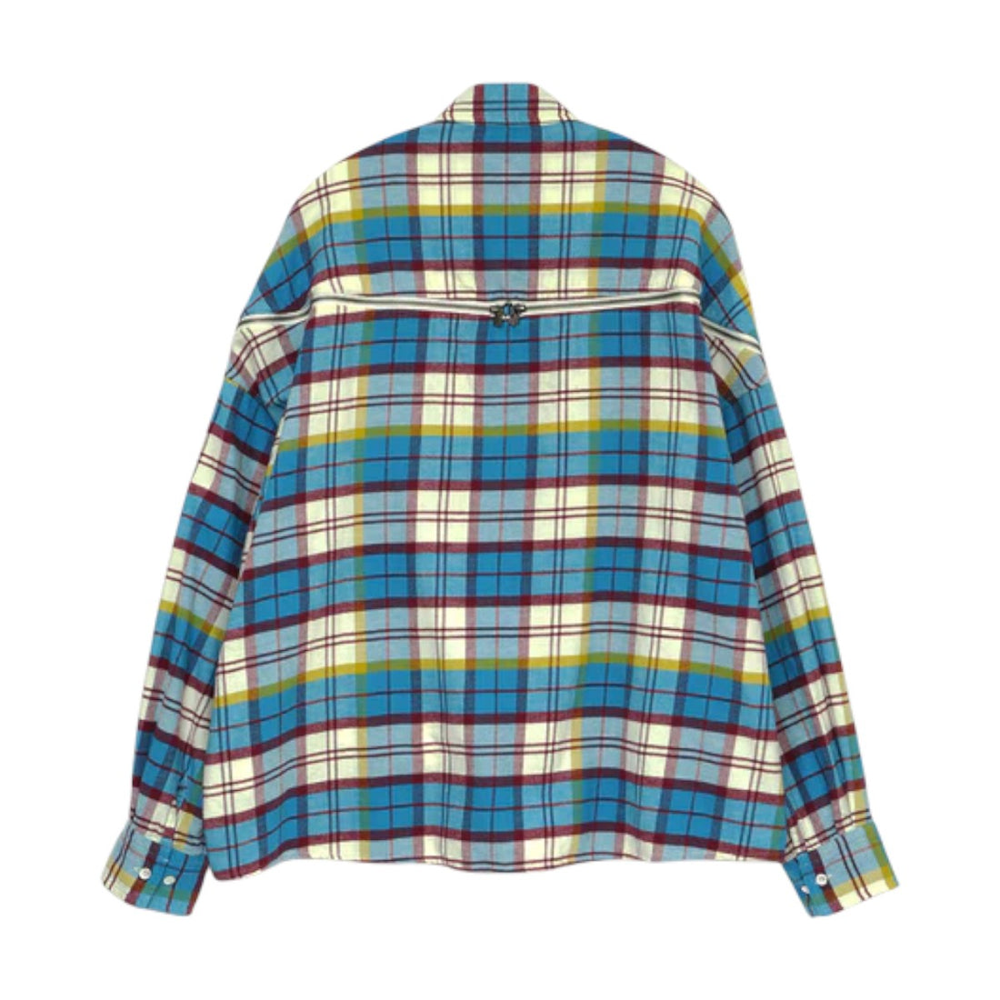 [FACETASM]CHECK ZIPPER SHIRT/BLACK(JOO-SH-U02)