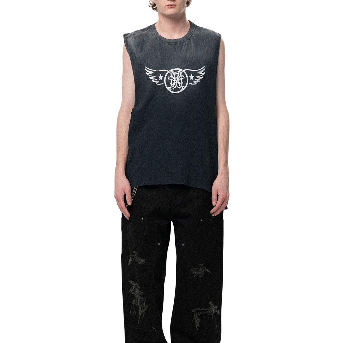 [KAMIYA] "AERO-KMY" Sleeveless T-shirt (G16TS078)