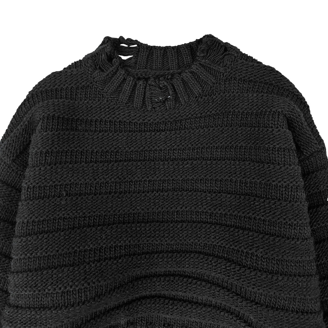 [MM6 Maison Margiela]CREWNECK SWEATER/BLACK(S52HL0031-M13040)