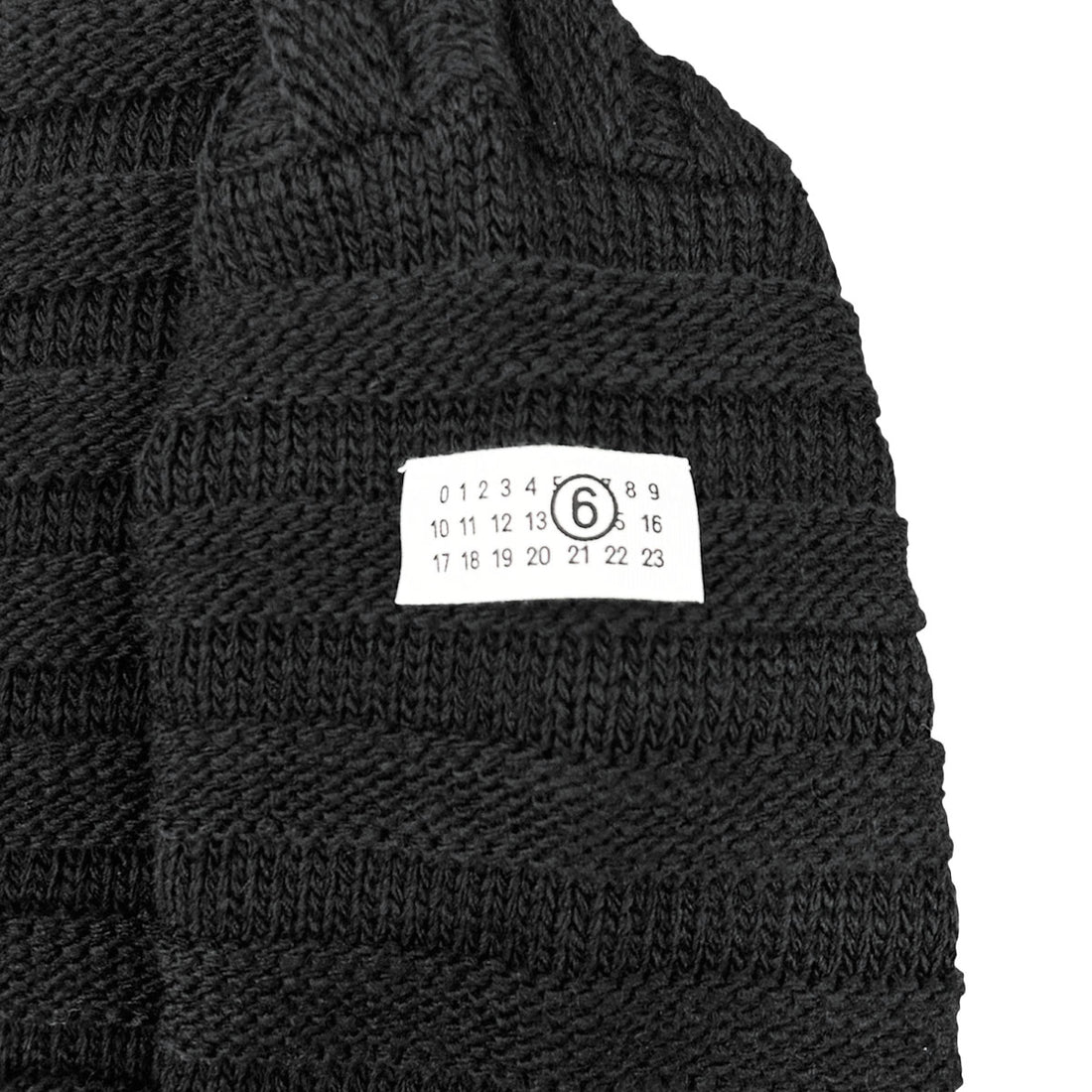 [MM6 Maison Margiela]CREWNECK SWEATER/BLACK(S52HL0031-M13040)