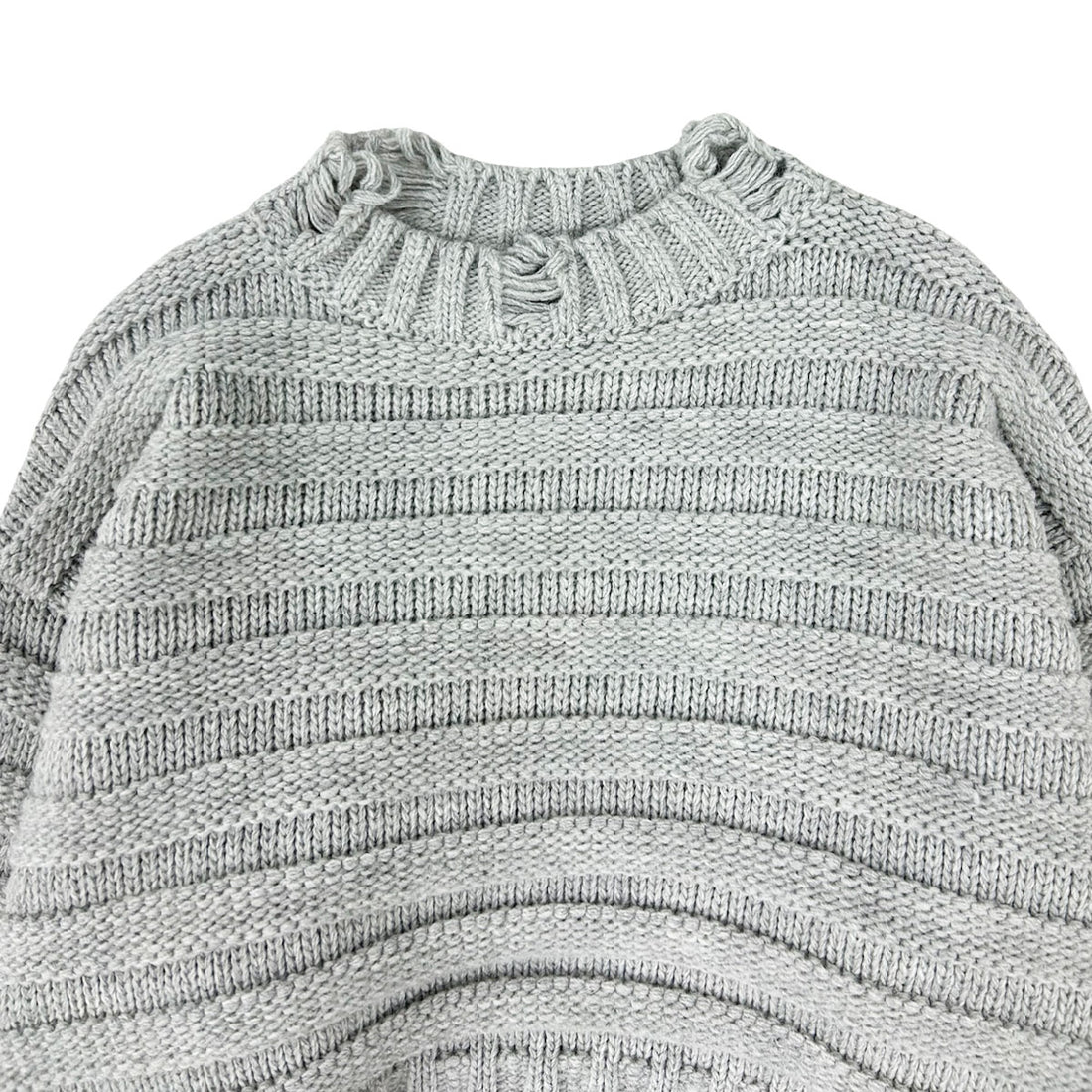 [MM6 Maison Margiela]CREWNECK SWEATER/GRAY(S52HL0031-M13040)