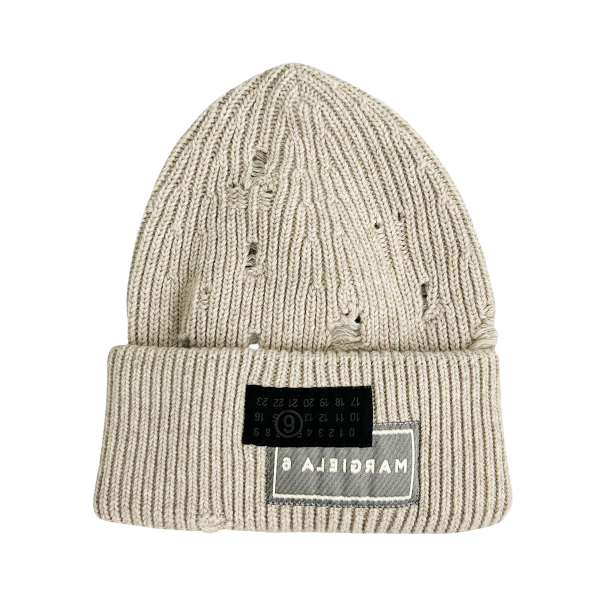 MM6 Maison Margiela]BEANIE/BEIGE(SH0TB0001-M13138) – R&Co.