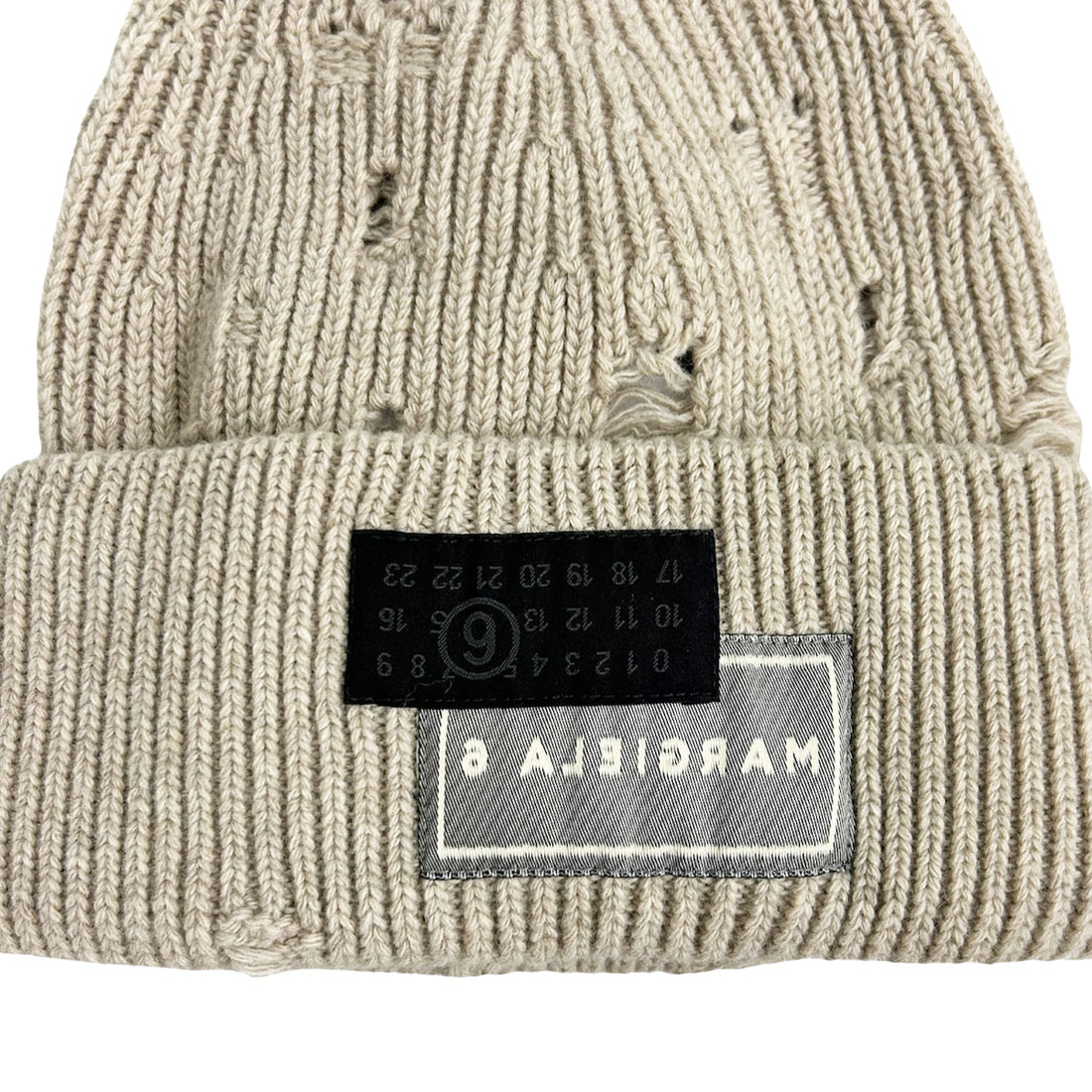 [MM6 Maison Margiela]BEANIE/BEIGE(SH0TB0001-M13138)