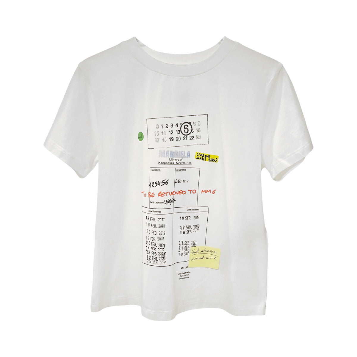 MM6 Maison Margiela]T-SHIRT/WHITE(S52GC0360-M20185) – R&Co.