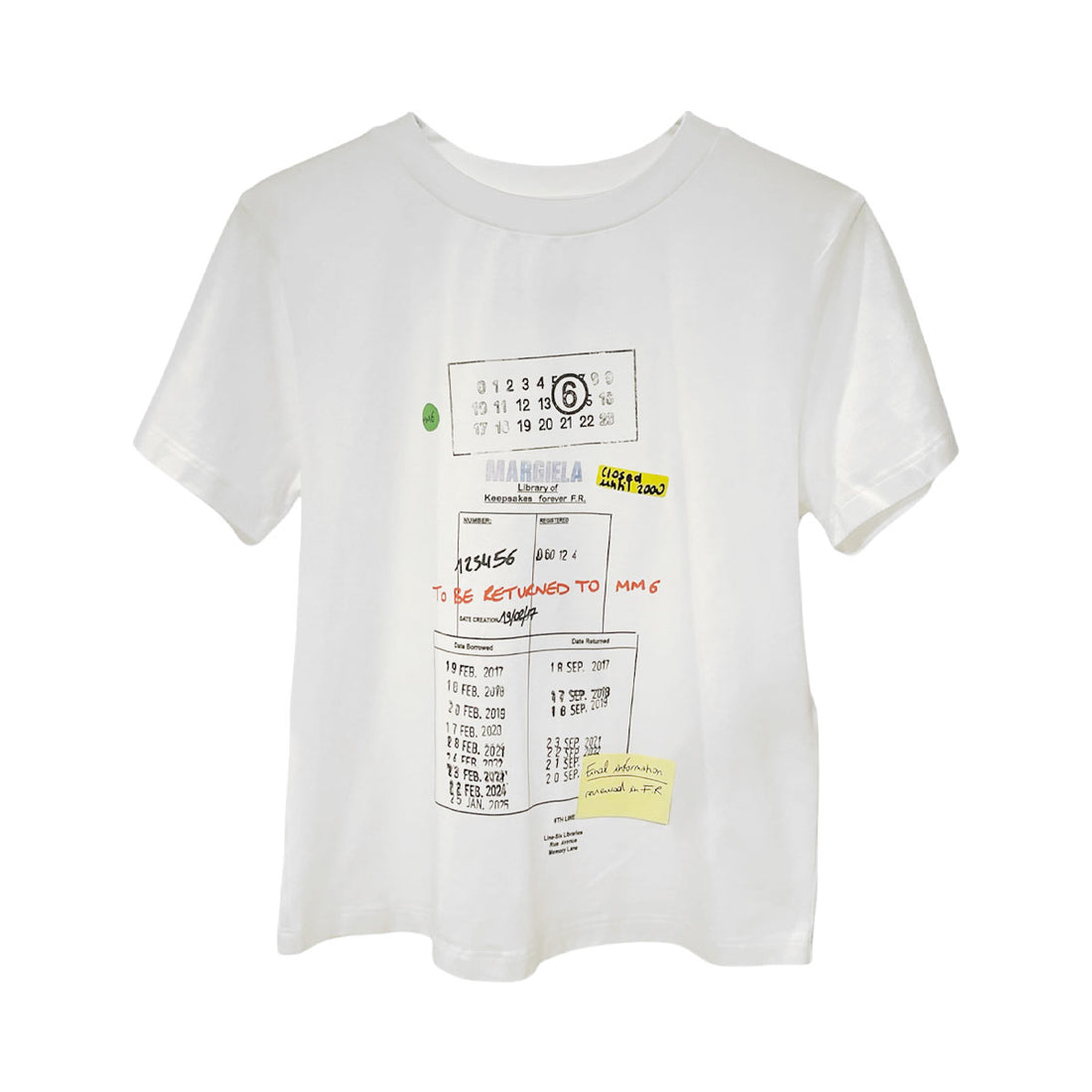 [MM6 Maison Margiela]T-SHIRT/WHITE(S52GC0360-M20185)