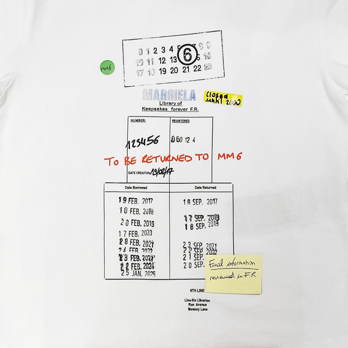MM6 Maison Margiela]T-SHIRT/WHITE(S52GC0360-M20185) – R&Co.