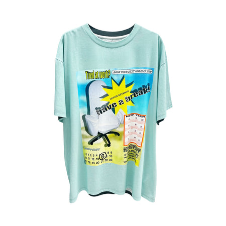 [MM6 Maison Margiela]T-SHIRT/TURQUOISE(SH0GC0065-M20181)