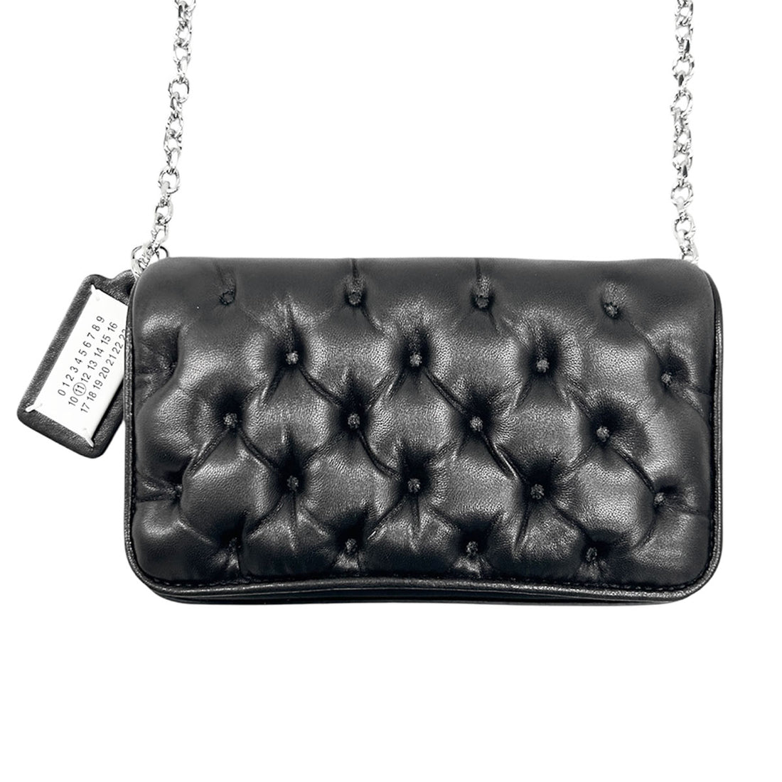 [Maison Margiela]GLAM SLAM EMBROIDERY FLAP MINI/BLACK(SB1ZI0014-P6434)