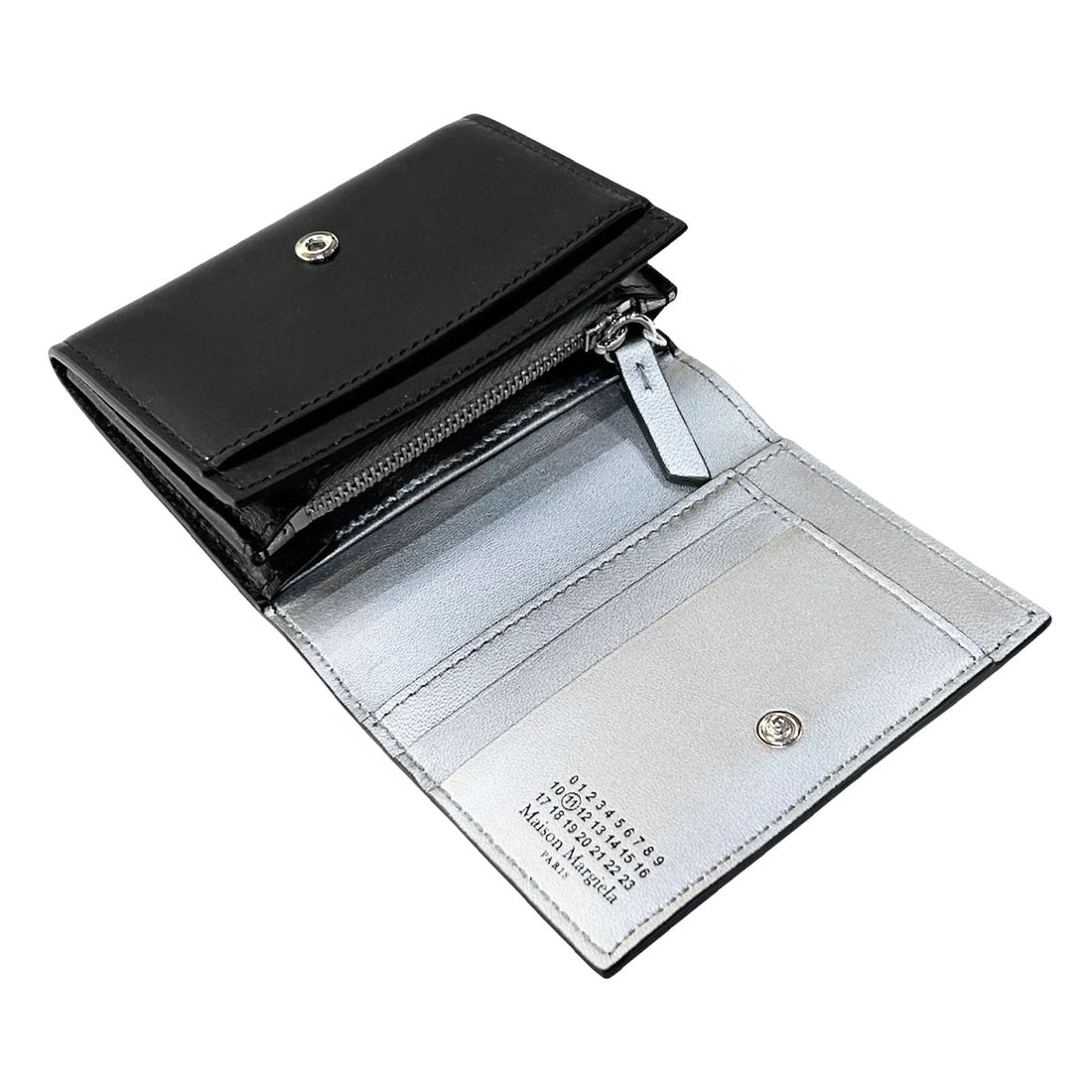 [Maison Margiela]WALLETS/BLACK/SILVER(SA2UI0014-P8729)