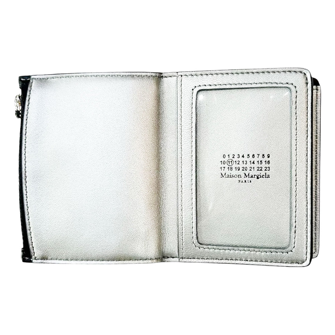 [Maison Margiela]WALLETS/BLACK/SILVER(SA2UI0017-P8729)