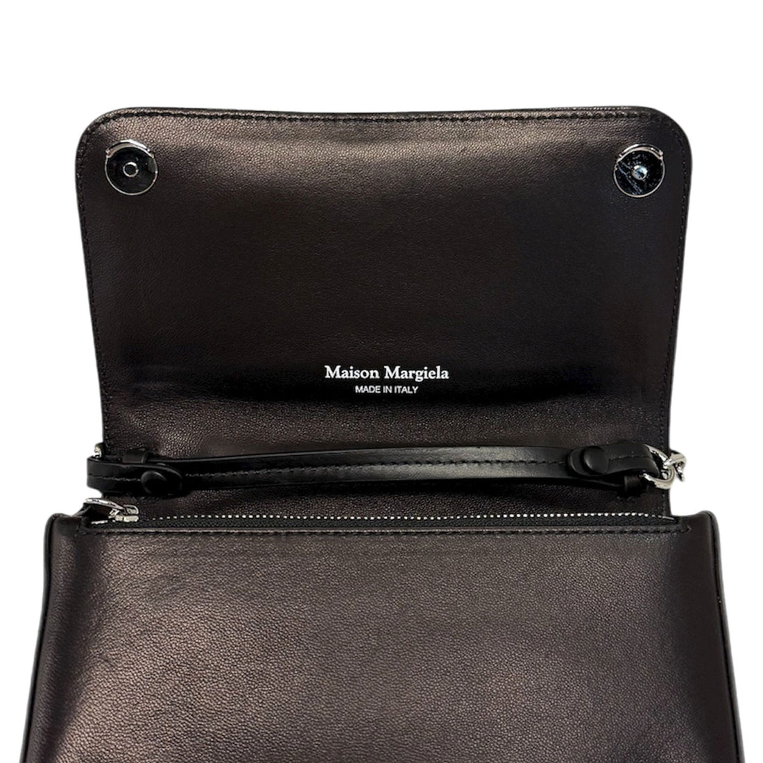 [Maison Margiela]GLAM SLAM EMBROIDERY FLAP MINI/BLACK(SB1ZI0014-P6434)