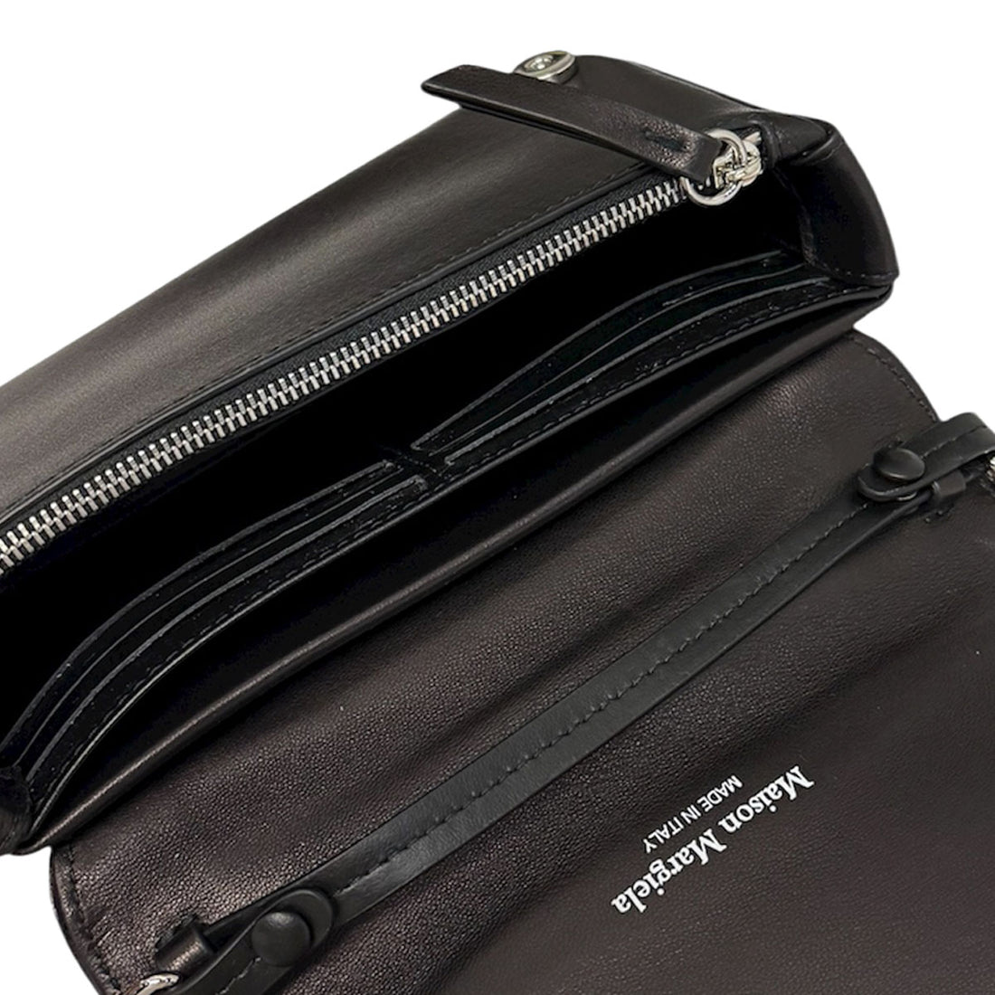 [Maison Margiela]GLAM SLAM EMBROIDERY FLAP MINI/BLACK(SB1ZI0014-P6434)
