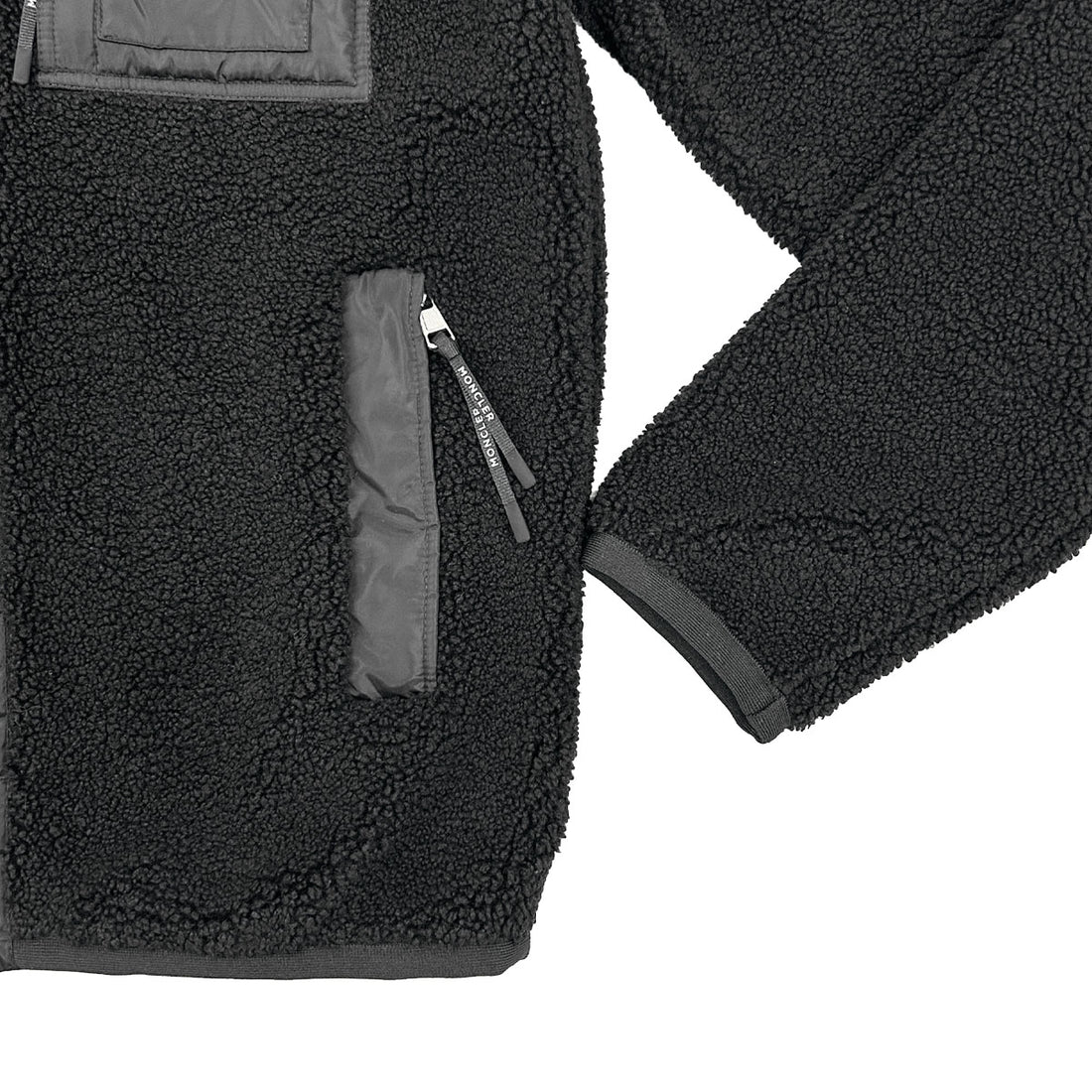 [MONCLER]FELPA APERTA COIN ZIP/BLACK(8G000-43-89B59)