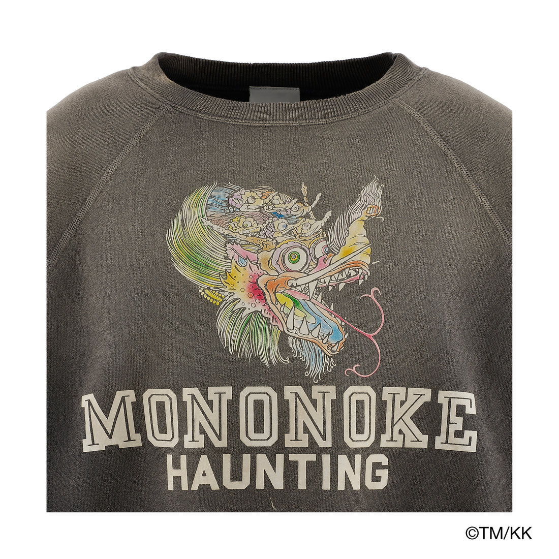 [mononoke・made]CREW NECK SWEAT/龍/CHARCOAL(MT-MK8-0000-013)