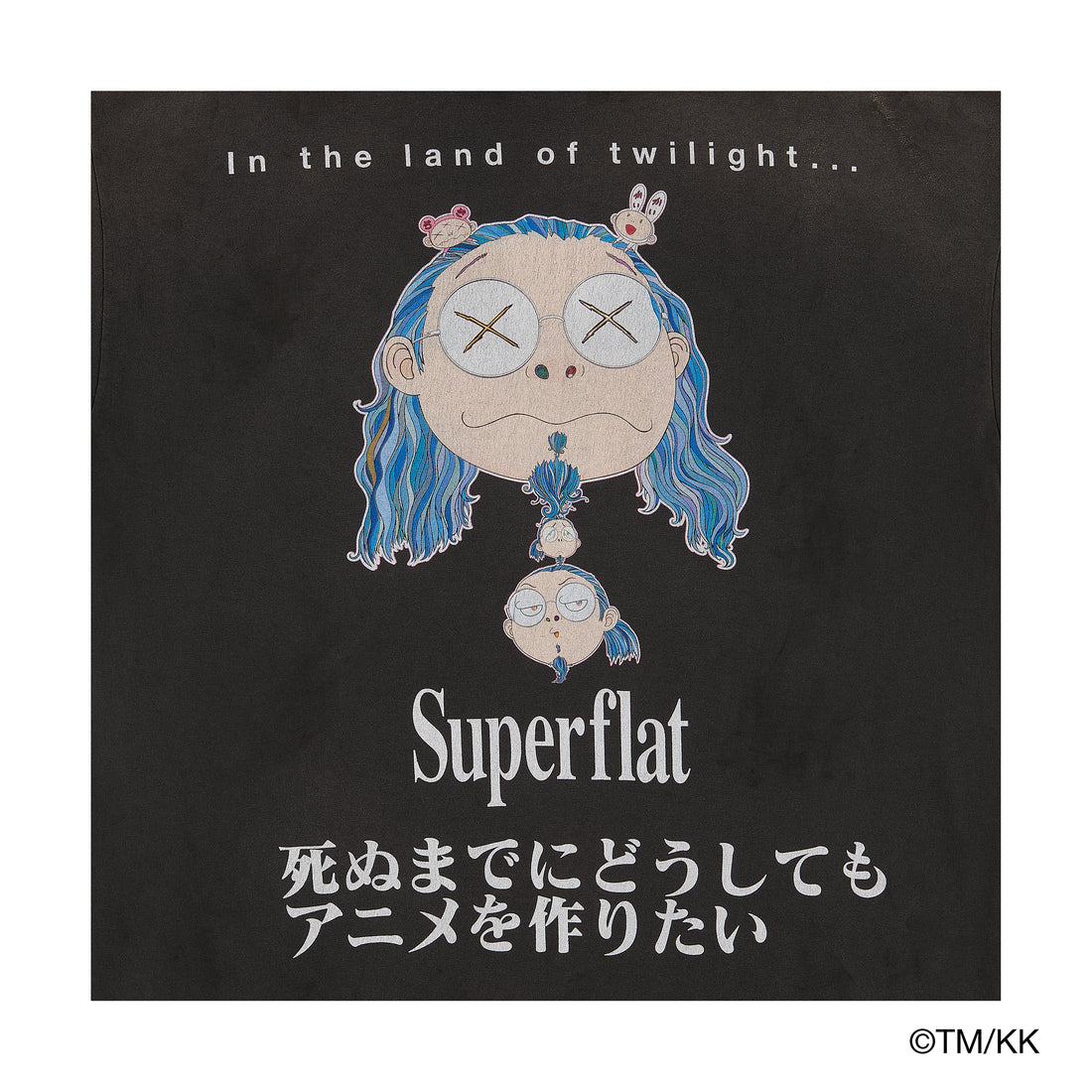 [mononoke・made]LS T-SHIRT/SUPERFLAT/BLACK(MT-MK8-0000-008)