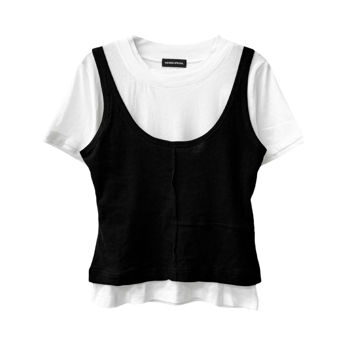 MAISON SPECIAL]レイヤードコンパクトTシャツ/WHITE(21261415211) – R&Co.